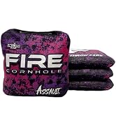 FIRE CORNHOLE | Cornhole Bags | ACL Pro Approved | Weather Resistant | Regulation Size and Weight...