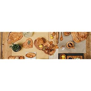 Olive wood cutting boardcheese board 14 inch olive wood board for cheese cutting kitchen charcuterie handcrafted artisan product  urban country home decor