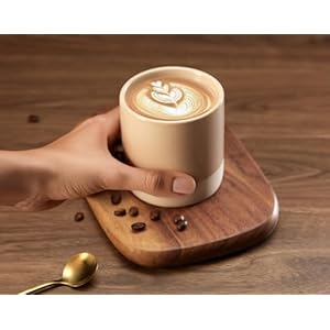 Kook latte mugs ceramic artisanal stoneware no handle japanese tea cups for coffee tea cocoa microwave and dishwasher safe multicolor 105 oz set of 4  urban country home decor