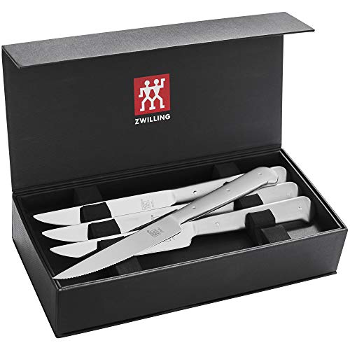 Zwillingporterhouserazorsharpsteakknifesetof8withblackpresentationcasegiftsetsilver  Urban Country Home Decor Zwilling porterhouse razor sharp steak knife set of 8 with black presentation case gift set silver  urban country home decor