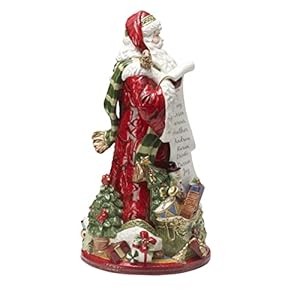Fitz and floyd holiday home santa figurine 1875 inch  urban country home decor