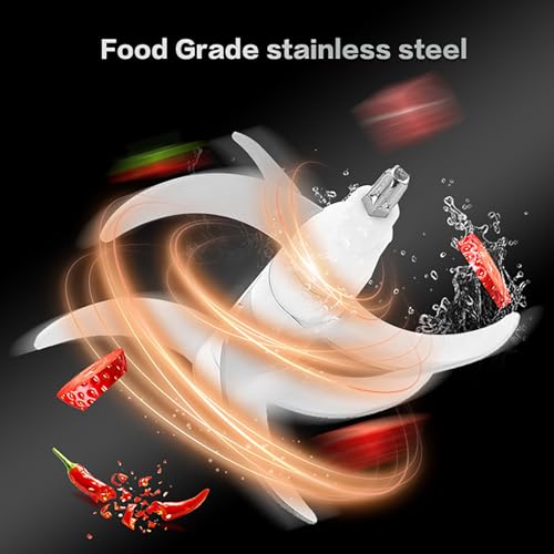 12-Cup-Food-Processors-with-Handle-Meat-Grinder-Veggie-Chopper-with-Stainless-Steel-Bowl-300W-Electric-Food-Processors3-Speed1-pieces-4-Spatula-for-Baby-FoodMeatVegetablesFruits 12 Cup Food Processors with Handle Meat Grinder Veggie Chopper with Stainless Steel Bowl 300W Electric Food Processors3 Speed1 pieces 4 Spatula for Baby FoodMeatVegetablesFruits