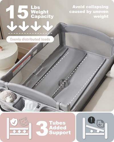 4in1babybassinetbedsidesleeper4functionscribplayardportablechangingtablebassinetfornewbornbabybedsaidebedwwheelsbrakes Urban Country Home Decor 4 in 1 baby bassinet bedside sleeper 4 functions crib playard portable changing table bassinet for newborn baby bedsaide bed wwheelsbrakes urban country home decor