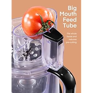 FOHERE Food Processor, 12 Cup, 2-in-1 Feed Chute Vegetable Chopper & Meat Grinder for Mincing, Dicing, Shredding, Puree & Kneading Dough, Stainless Steel FOHERE Food Processor 12 Cup 2 in 1 Feed Chute Vegetable Chopper Meat Grinder for Mincing Dicing Shredding Puree Kneading Dough Stainless Steel