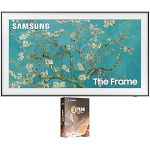 SAMSUNG QN32LS03CBFXZA 32 Inch The Frame QLED Smart TV with Art Mode and 3 Year Amber Protection Plan (2023)