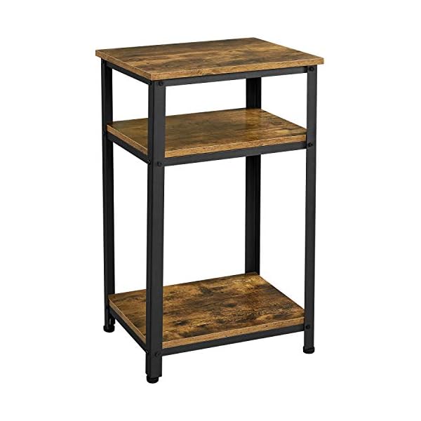   Topeakmart-3-Tier-End-Table-Industrial-Side-Telephone-Table-with-Storage-Shelf-for-Living-Room-Rustic-Brown