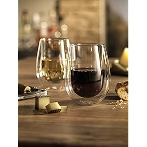 ZWILLING J.A. Henckels Double-Wall Red Wine Glass Set, 12 fl. oz ZWILLING JA Henckels Double Wall Red Wine Glass Set 12 fl oz