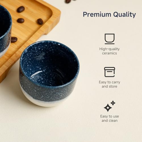 Set-of-4-Ceramic-Espresso-Cups-4-oz-Blue-White-Summer-Coastline-Design-Ideal-for-Espresso-Coffee-Tea-MoreSmall-Ceramic-Coffee-Mugs-Dishwasher-Microwave-Safe Set of 4 Ceramic Espresso Cups 4 oz Blue White Summer Coastline Design Ideal for Espresso Coffee Tea MoreSmall Ceramic Coffee Mugs Dishwasher Microwave Safe
