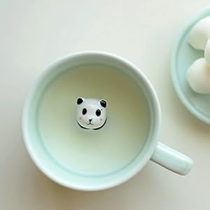 Panda Surprise 3D Coffee Mug Cute Cartoon Animal Ceramics Cup Baby Animal Inside, Best Office Cup & Birthday Gift 8 OZ (Panda) Panda Surprise 3D Coffee Mug Cute Cartoon Animal Ceramics Cup Baby Animal Inside Best Office Cup Birthday Gift 8 OZ Panda