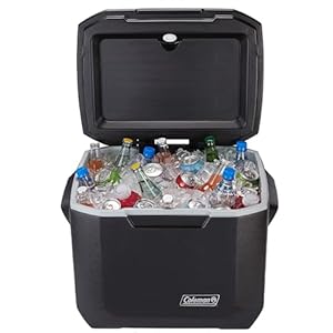 Coleman Xtreme 50qt Wheeled Cooler Extra Walled Insulation Keeps Ice up to 5 Days Portable Rolling Hard Chiller