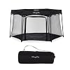 Dream On Me Onyx Playpen in Black Baby Playpen Portable and Lightweight Playpen for Babies and Toddler Comes with A Comfortable Padded Floor