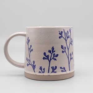 Handmadeceramiccoffeemug16ozcoffeecup450mlheavymugidealforgreenteaorcoffeelargecoffeemughandpaintedfloraldesignpotterymugcutecoffeemugsforwomenlattemugs Urban Country Home Decor Handmade ceramic coffee mug 16 oz coffee cup 450 ml heavy mug ideal for green tea or coffee large coffee mug hand painted floral design pottery mug cute coffee mugs for women latte mugs urban country home decor