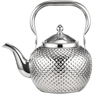 Sanqiahome1500mlteapotwithinfuserstainlesssteelwaterboilersliftinghandleteamakerwaterkettleforinductiongassilver Urban Country Home Decor Sanqiahome 1500ml teapot with infuser stainless steel water boilers lifting handle tea maker water kettle for inductiongas silver urban country home decor