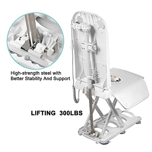 Electric-Reclining-Bath-Lift-Chair-Six-Suction-Cup-Feet-Emergency-Stop-Button-Weight-Capacity-300lb-White
