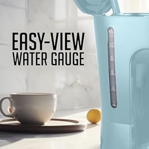 OVENTE 12-Cup Drip Coffee Maker with Borosilicate Glass Carafe, One-Touch Operation Machine, Anti-Drip System, Reusable Filter and Clear View Water Gauge, Ideal for Home or Office, Light Blue CM412LBL OVENTE 12 Cup Drip Coffee Maker with Borosilicate Glass Carafe One Touch Operation Machine Anti Drip System Reusable Filter and Clear View Water Gauge Ideal for Home or Office Light Blue CM412LBL