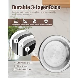 Harriet Tea Kettle for Stove Top, 2.5 Quart Stainless Steel Whistling Tea Pot, 3-Layer Base, Unique Dolphin-Shaped Ergonomic Handle, Includes Pot Holder & Mat, Gas Electric Applicable, Mirror Finish Harriet Tea Kettle for Stove Top 25 Quart Stainless Steel Whistling Tea Pot 3 Layer Base Unique Dolphin Shaped Ergonomic Handle Includes Pot Holder Mat Gas Electric Applicable Mirror Finish