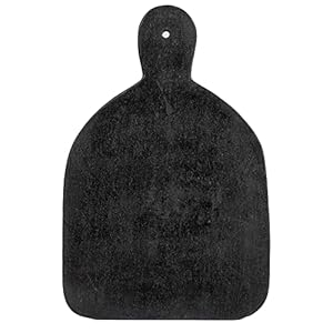 Bloomingville wide marble cutting or charcuterie board with handle black  urban country home decor