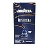 Lavazza super crema aluminum capsules compatible with nespresso original machines medium roast arabica and robusta blend 10 capsules  urban country home decor