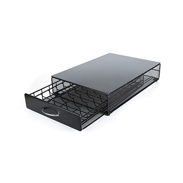   Nespresso-Vertuoline-Capsule-Storage-Drawer-Vertuo-Coffee-Holder-Metal-Multiple-Flavors-Pods-Organizer-40-Pcs-Capacity