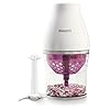 Philips Kitchen Appliances MultiChopper with Chop Drop Technology White HR250556 1 liter