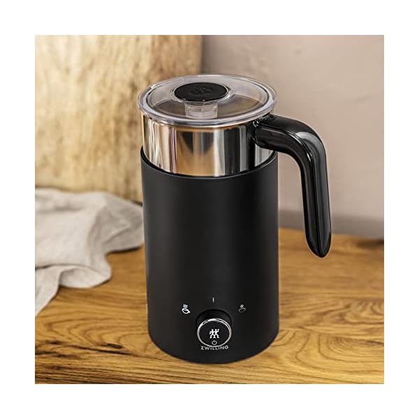   ZWILLING-Enfinigy-Milk-Frother-Hot-and-Cold-Foam-Electric-Milk-Frother-Velvety-Creamy-Microbubbles-for-Milk-and-Plant-based-Milk-Substitutes-Black