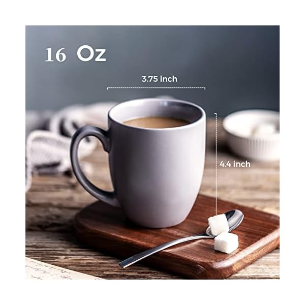   AmorArc-16oz-Coffee-Mugs-Set-of-6-Large-Ceramic-Coffee-Mugs-for-Man-Woman-Dad-Mom-Modern-Coffee-Mugs-Set-with-handle-for-TeaLatteCappuccinoCocoa-DishwasherMicrowave-Safe-Multi-Color