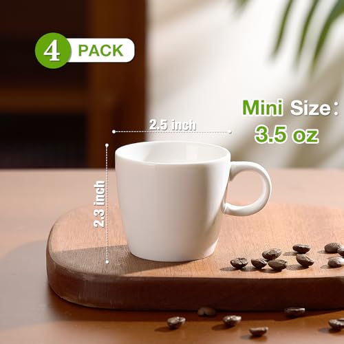 Porcelain-Espresso-Cups-Set-of-4-35-oz-Small-Coffee-Mugs-White-Demitasse-Cups-Perfect-for-Espresso-Machine-and-Coffee-Maker-Microwave-Dishwasher-Safe-Espresso-Cups Porcelain Espresso Cups Set of 4 35 oz Small Coffee Mugs White Demitasse Cups Perfect for Espresso Machine and Coffee Maker Microwave Dishwasher Safe Espresso Cups