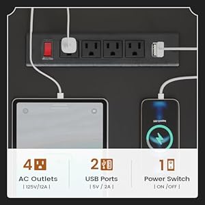 SEDETA Office Desk with 3 Drawers 55 Executive Computer Desk with Storage Drawers Farmhouse Desk with Power Outlet for Home Office White