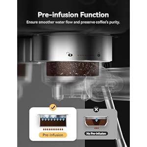 Neretvaespressomachine20barsupercompactespressomakerstainlesssteelprofessionalcoffeemachineespressowithleddisplaymilkfrotherforhomebaristalatteandcappuccinomaker Urban Country Home Decor Neretva espresso machine 20 bar super compact espresso maker stainless steel professional coffee machine espresso with led display milk frother for home barista latte and cappuccino maker urban country home decor