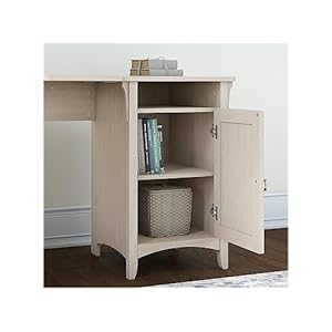   Bush-Furniture-Salinas-55W-Corner-Desk-with-Storage-in-Antique-White-Compact-Workstation-for-Home-Office-L-Shaped-Desktop-Solution