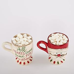   Mud-Pie-Hearts-16-oz-Farmhouse-Christmas-Pedestal-Mug