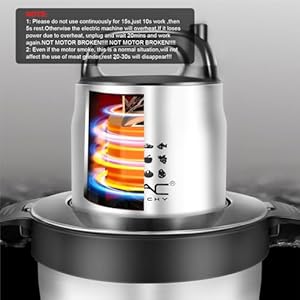 32 Cup Large Capacity Food Processors, Meat Grinder Veggie Chopper with Stainless Steel Bowl 1200W Electric,2 Speed,4 Bi-Level Bladesand Spatula for Baby Food,Meat,Onion,Vegetables,Fruits 32 Cup Large Capacity Food Processors Meat Grinder Veggie Chopper with Stainless Steel Bowl 1200W Electric2 Speed4 Bi Level Bladesand Spatula for Baby FoodMeatOnionVegetablesFruits