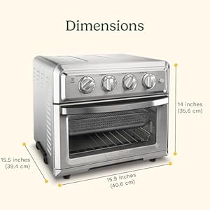 1800 watt stainless steel air fryerconvection toaster oven  urban country home decor