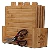 4 piece bamboo cutting board set and premium scissors perfect wooden charcuterie and chopping boards ideal juice groove bpa free kitchen stuff and kitchen must haves 2025  urban country home decor