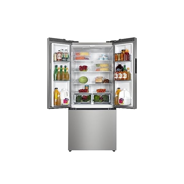   Hamilton-Beach-HBF1662-French-Door-Full-Size-Counter-Depth-Refrigerator-with-Freezer-Drawer-166-cu-ft-Stainless