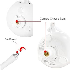 Flexible Baby Monitor Mount Compatible with HelloBaby HB65/HB6550/HB6558/HB66/HB248,ANMEATE SM935E/SM650 Baby Monitor,Baby Camera Mount,Baby Monitor Clip Mount Without Tools or Wall Damage Flexible Baby Monitor Mount Compatible with HelloBaby HB65HB6550HB6558HB66HB248ANMEATE SM935ESM650 Baby MonitorBaby Camera MountBaby Monitor Clip Mount Without Tools or Wall Damage