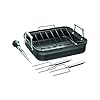   ZWILLING-Motion-Hard-Anodized-16-x-14-inch-Aluminum-Nonstick-Roaster-Pan-wRack-Tools