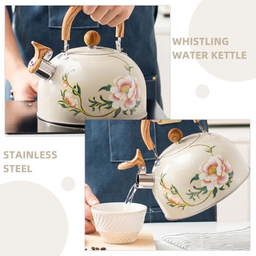 Ciieeo-Whistling-Teapot-3L-Stovetop-Tea-Kettle-Whistling-Stainless-Steel-Tea-Kettles-Flower-Pattern-Hot-Water-Kettle-Teapot-Loud-Whistling-Kettle-Induction-Tea-Kettle-for-Home-Kitchen Ciieeo Whistling Teapot 3L Stovetop Tea Kettle Whistling Stainless Steel Tea Kettles Flower Pattern Hot Water Kettle Teapot Loud Whistling Kettle Induction Tea Kettle for Home Kitchen