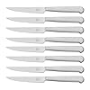 Zwilling porterhouse razor sharp steak knife set of 8 with black presentation case gift set silver  urban country home decor