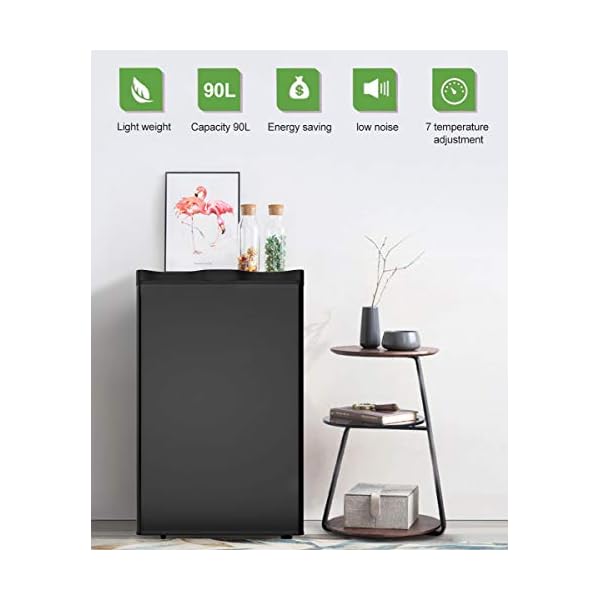   Safeplus-32-CuFt-Mini-Compact-Refrigerator-Under-Counter-Fridge-with-Small-Freezer-Removable-Glass-Shelves-Drinks-Food-Beer-Storage-for-Office-Dorm-or-Apartment