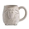 Sheep Ceramic Cup 22 Ounce Sheep Mug Large Ceramic Coffee Mugs Tea Cup Handcrafted 3D Coffee Mug with Sheep Novelty Coffee Mugs