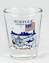 Norfolk Virginia Great American Cities Collection Shot Glass
