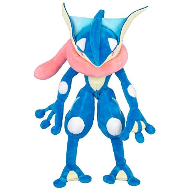 Pok¨¦mon 12 Large Greninja Plush - Officially Licensed - Quality & Soft Stuffed Animal Toy - Add Greninja to Your Collection! - Great Gift for Kids, Boys, Girls & Fans of Pokemon