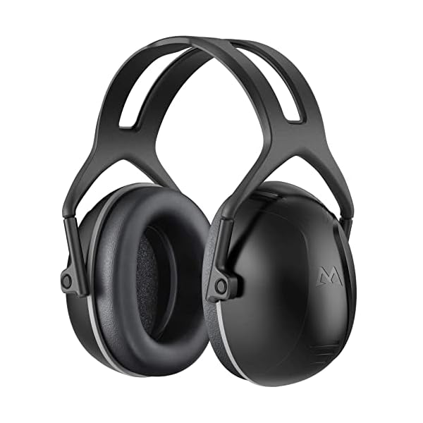 SNR 35dB Hearing Protection Ear Muff, Effective Ear Protection, Noise Cancelling Headphones for Adults Kids Mowing Autism, Adjustable Noise Cancelling Ear Muffs, Safety Earmuffs with Storage Bag