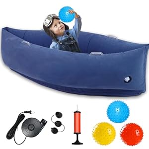 Sensory Chair for Kids, 60-Inch Sensory Toy for Children with Autism, ADHD Children’s Sensory Chair, Includes Electric Inflatable Pump, 3 Sensory Spike Balls…