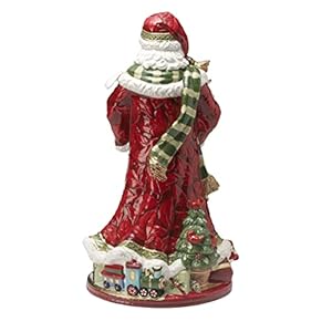 Fitz and floyd holiday home santa figurine 1875 inch  urban country home decor