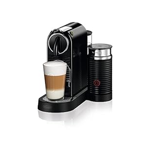 Nespresso CitiZ Coffee and Espresso Machine by De'Longhi with Milk Frother, Black, 9.3 x 14.6 x 10.9 inches Nespresso CitiZ Coffee and Espresso Machine by DeLonghi with Milk Frother Black 93 x 146 x 109 inches
