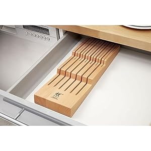 Zwilling drawer knife organizer 12 slot natural  urban country home decor