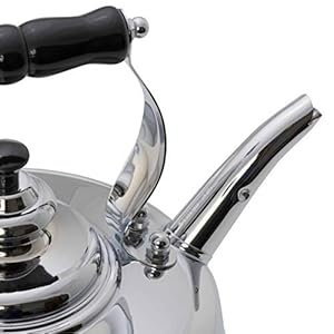 Simplexteakettlebuckinghamno3solidcopperchromeplatedwhistlingteakettleforgasstovesbyneweybloomer Urban Country Home Decor Simplex tea kettle buckingham no 3 solid copper chrome plated whistling tea kettle for gas stoves by newey bloomer urban country home decor