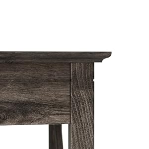 Bush Furniture Key West 48W Writing Desk in Dark Gray Hickory Bush Furniture Key West 48W Writing Desk in Dark Gray Hickory